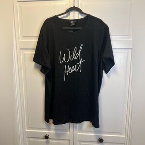NWT CCX Short Sleeve “Wild Heart” T-Shirt Size Women’s 22 Color Black